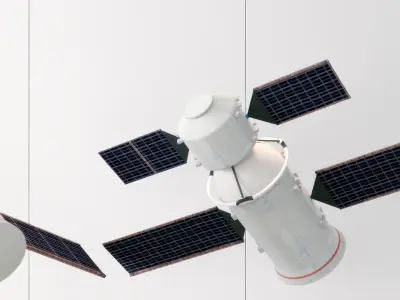 Modern Vehicle s Space 3D model