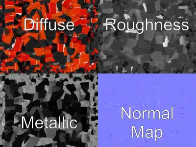 Modern Racing Simulator Seat model pack with Vibrant Stripes Low-poly 3D model