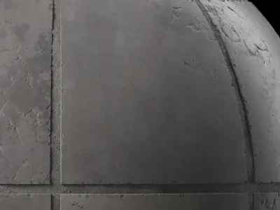 Pavement Materials 98- Concrete Tiling-  Sbsar Pbr 4k Seamless Texture