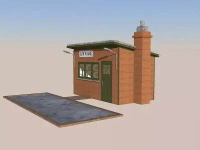 truck scale 3D model