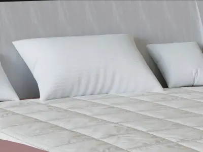 Futuristic Bed 3D model