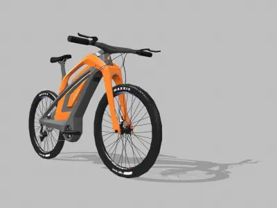 Chita Electric Mountain Bike Low-poly 3D model
