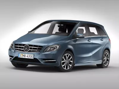 Mercedes Benz B Class 2012 3D model