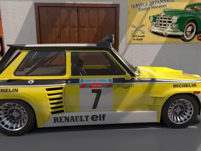 Renault 5 turbo Tour de Corse 3D model