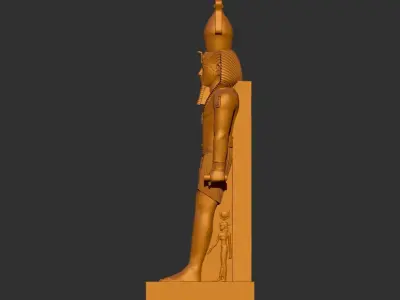 Ramesses Ramses  II statue  STL 3D Printable model 3D print model