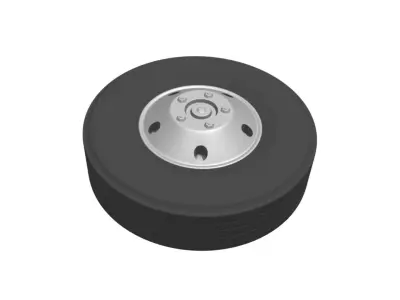 Wheel car - High poly for bakes and renders 3D model