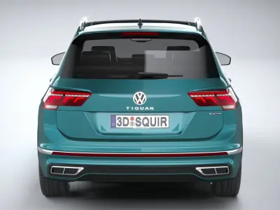 Volkswagen Tiguan R-Line 2021 3D model