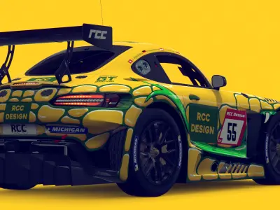 Cartoon Car GTAM 3D model