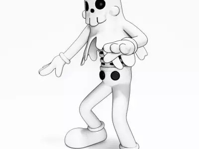 Ghost from Swing You Sinners toy 3D print model