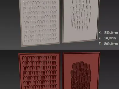 Decorative Relief v5 3D model