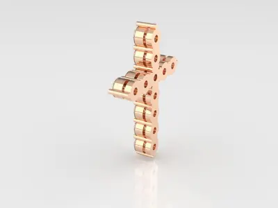 Pendant Cross  print model 3D print model