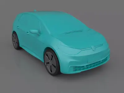 Volkswagen ID3 Ready to Print STL Files 3D print model