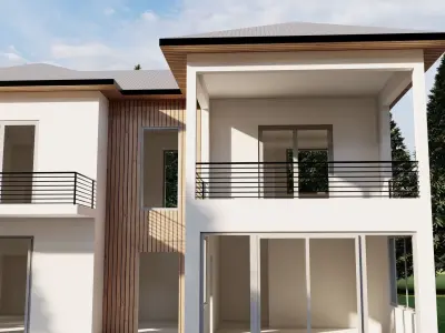 Modern House 18 3D model