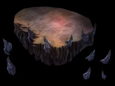Stone Dragon Misfortune - Platform 02 3D model