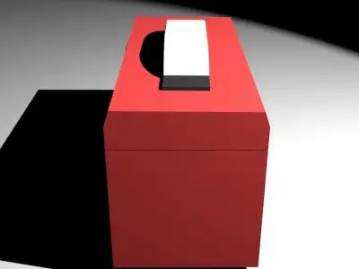 Toolbox Low-poly 3D model