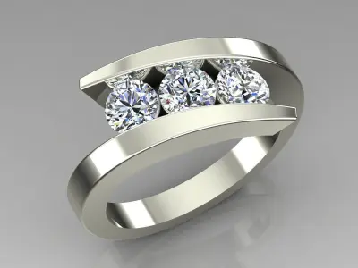 Band Ring 3D print model