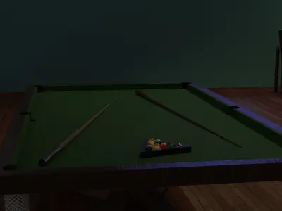 Livingroom scene 3D model