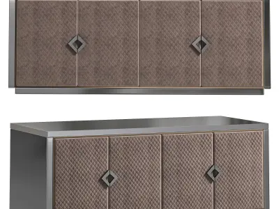 Noir console by Elve luxury 3D model