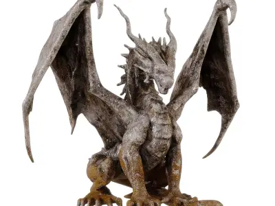Statue of the Dragon  3D model