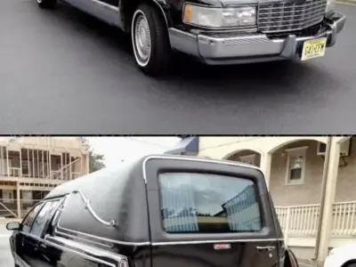 1995 cadillac federal hearse 3D model