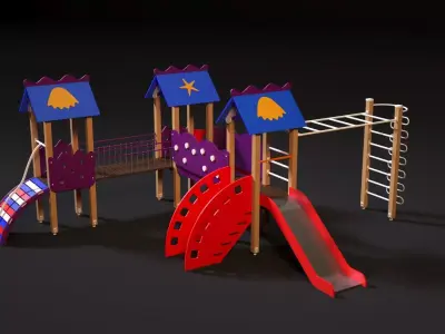 Childrens play complex 3D model order