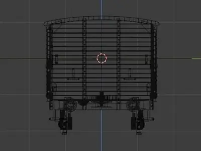 H0 1-87 scale G 02 freight car 3D print model