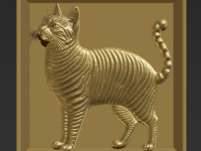 Cat A61 3D print model