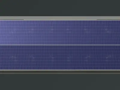 Solar glasshouse 25e01 3D model