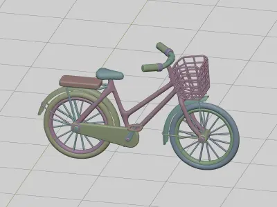bicycle 3D model by fernanda-ay from CGTrader