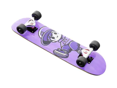 Skateboard 06 3D model