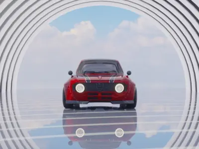 alfa romeo giulia 1300gt junior gta passione 3D model