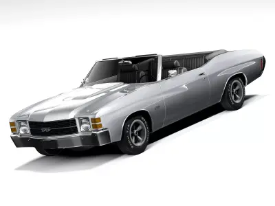 Chevrolet Chevelle SS Convertible 1971 3D model