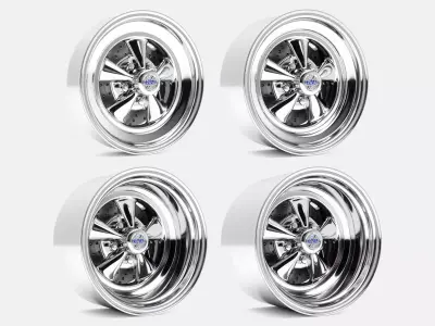 15x4 15x7 15x8 15x10 Cragar SS Wheel and Brake 3D print model