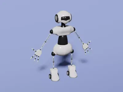 Basic robot Free 3D model
