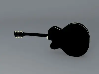 Gibson Super 400 guitar Free 3D model
