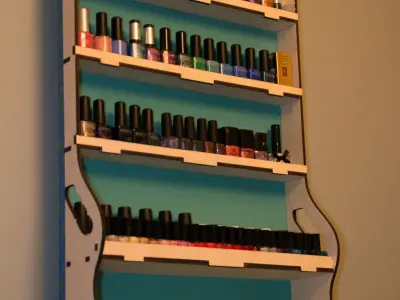 VERNITHEQUE nail polish rack 3D model