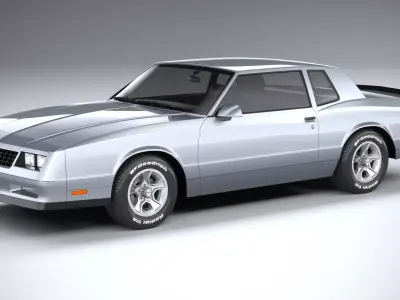 Chevrolet Monte Carlo CG 1986 3D model