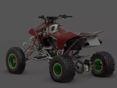 Striker 450  High-Speed Racing Bike 3D Model Low-poly 3D model