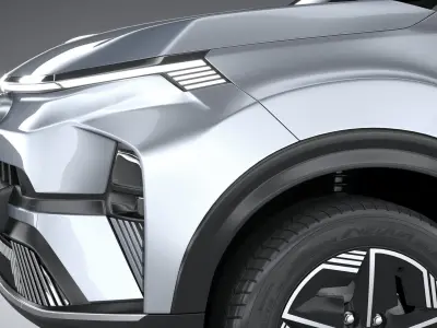 Tata Nexon EV 2024 3D model