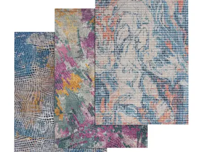 Rug Set 2089 3D model
