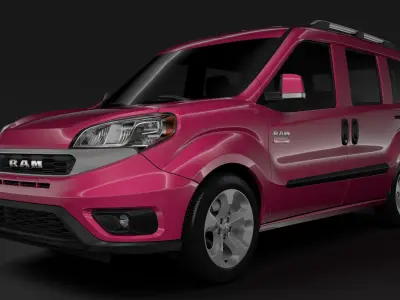 Ram ProMaster City Wagon SLT L1 2020 3D model