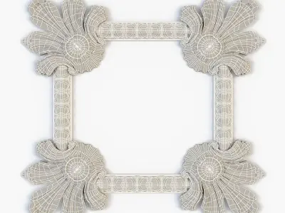 architectural frame for cnc 3D model