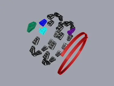 Serpenti Bvlgari Snake Bracelet 3D print model