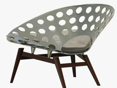 Baxter ROMA ARMCHAIR 3D model