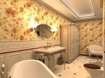 Savio Firmino Bedroom Full Scene 3D model