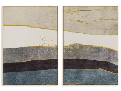 Abstract Painting Frame set 3D model