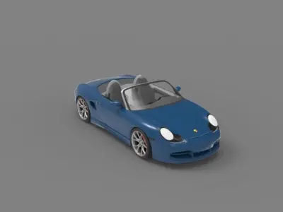 2003 Porsche Boxster 3D model