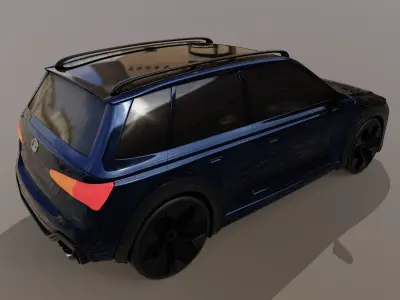 Crossover Car 3D model purchase