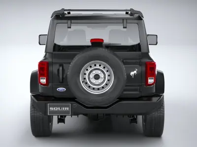 Bronco Base 2-door 2021 3D model