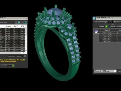 ring code 199 3D print model